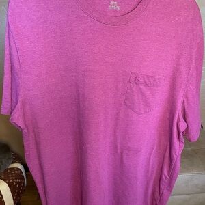 Izod Pink Short Sleeve Pocket Tee Vibrant and soft Cotton Blend PTP24”